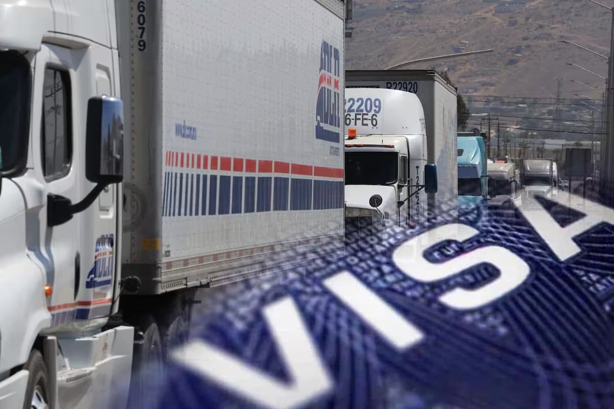 Buscan restituir visas a chóferes de carga en Baja California; frena ritmo de cancelaciones fronterizas