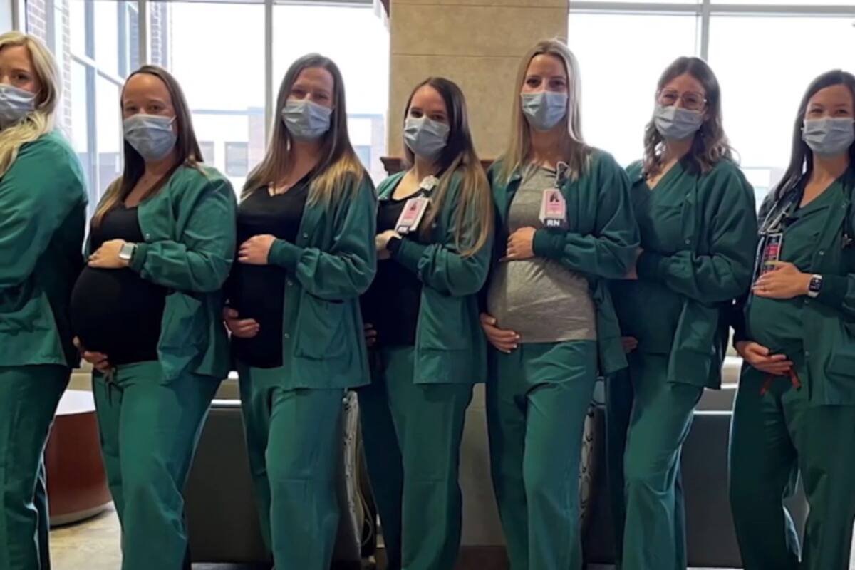 Día de las Madres: 11 empleadas del hospital de Missouri están embarazadas al mismo tiempo