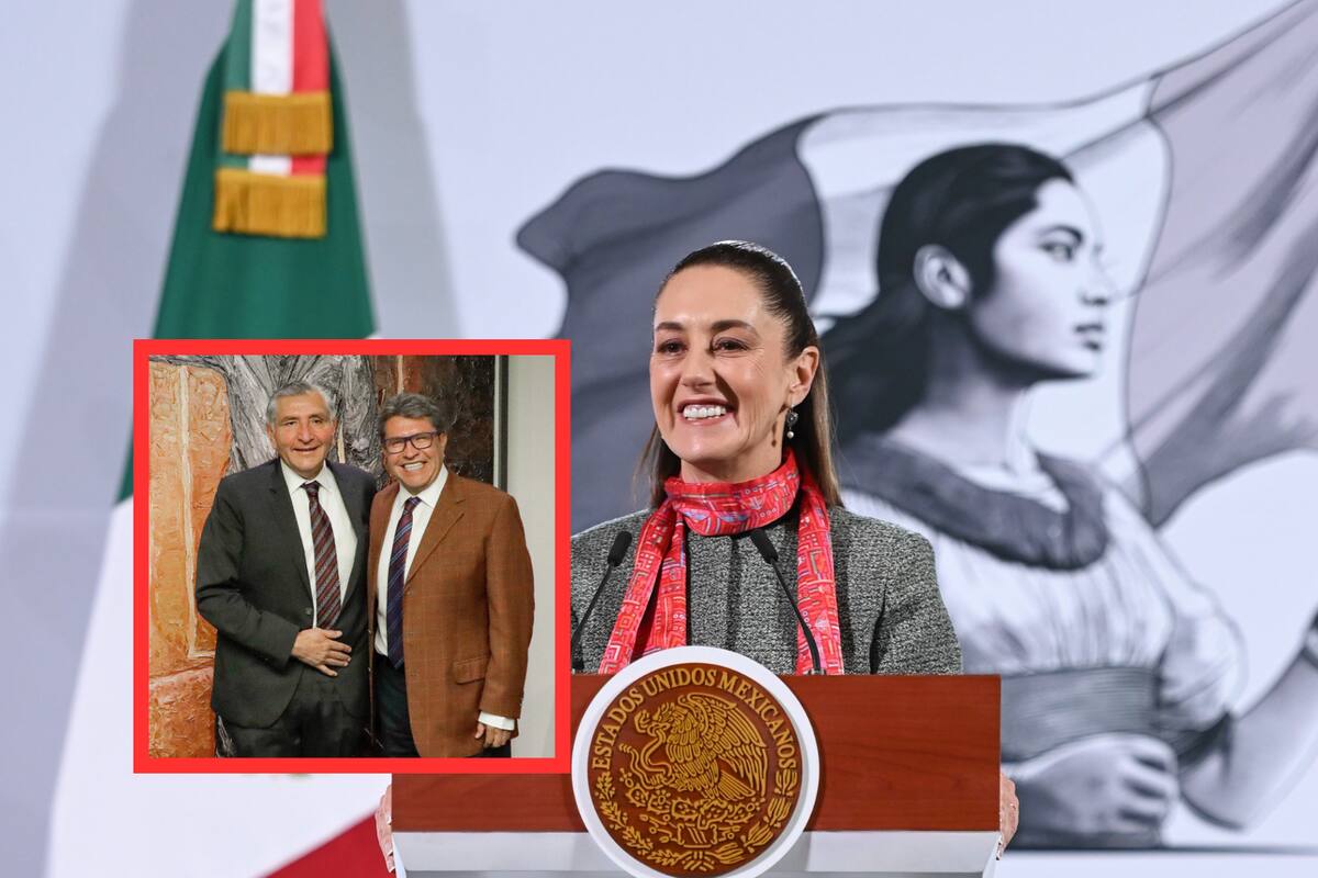 “Hay unidad” en Morena: Sheinbaum pide a Monreal y Adán Augusto “resolver” sus diferencias