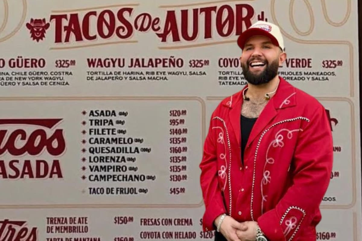 Tacos de frijol de 45 pesos: los memes estallan por los precios en la taquería de Carín León