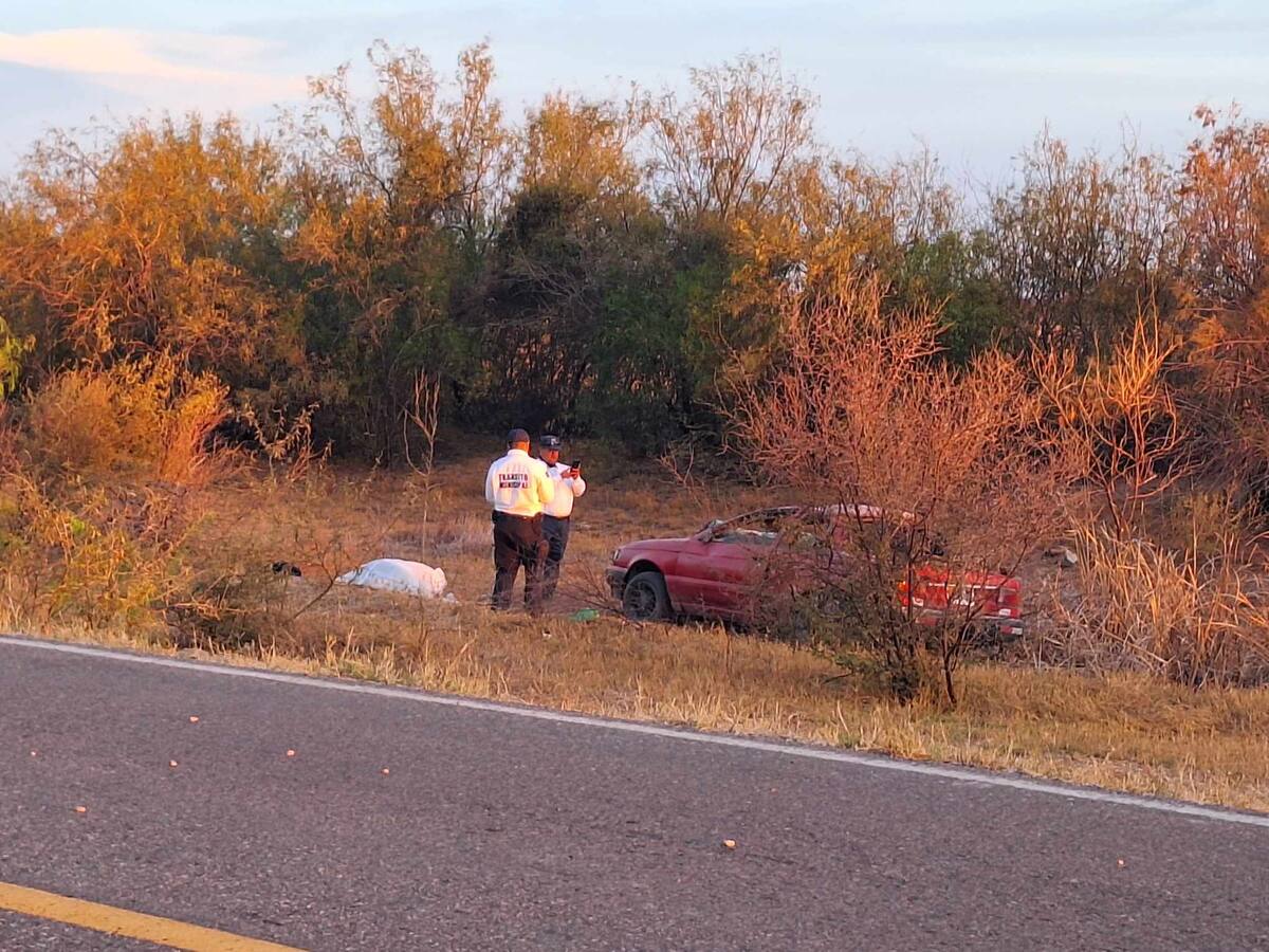 Accidente en la carretera Margarita a Navojoa