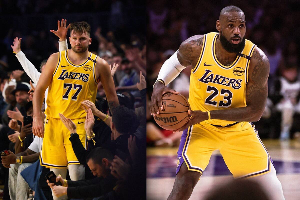 Los Lakers siguen ganando de la mano de Doncic y LeBron