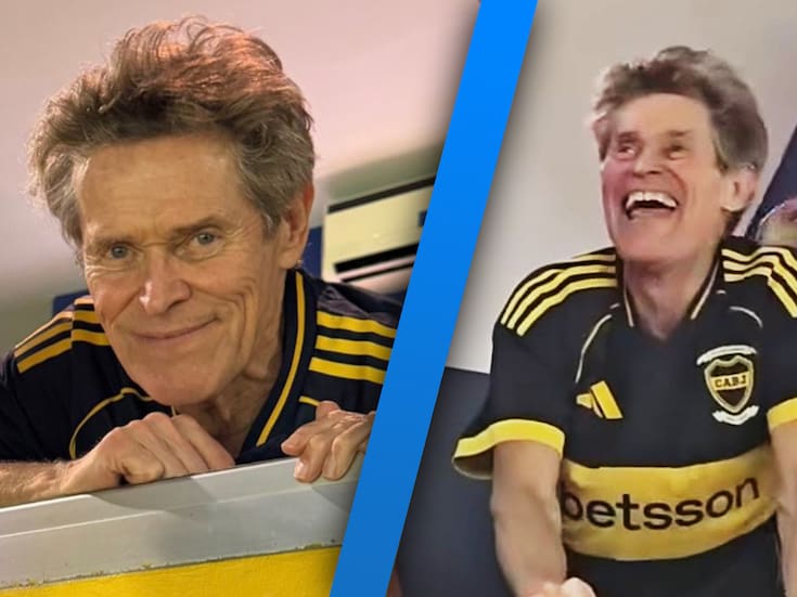 Willem Dafoe aparece en La Bombonera para ver el Boca Juniors vs Newell´s