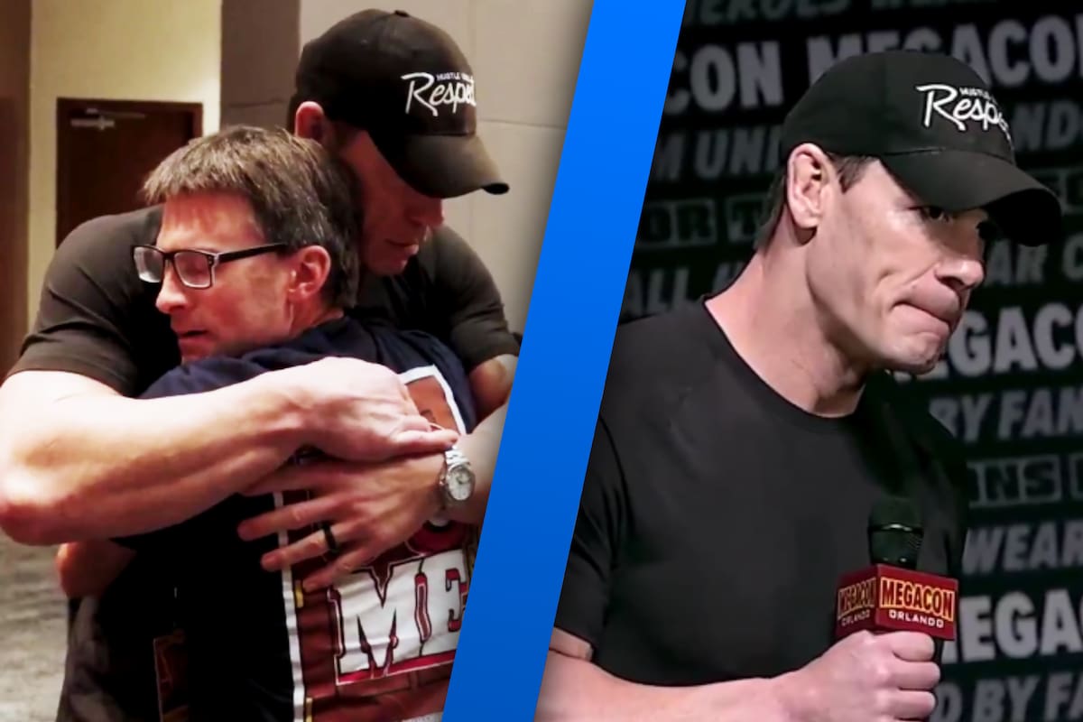 John Cena consoló a fan que descubrió que tenía cáncer