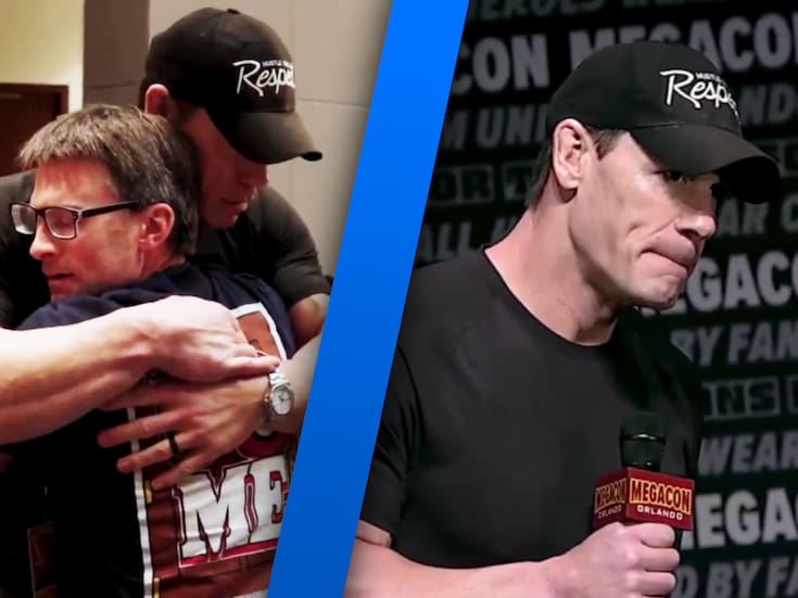 John Cena consoló a fan que descubrió que tenía cáncer