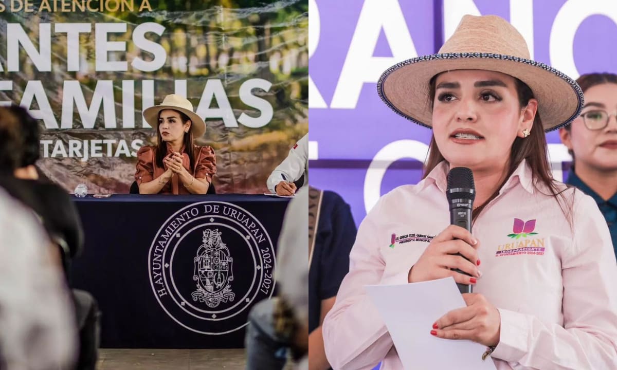 Quién es Grecia Quiroz, alcaldesa de Uruapan tras el asesinato de Carlos Manzo. Foto: Gobierno de Uruapan