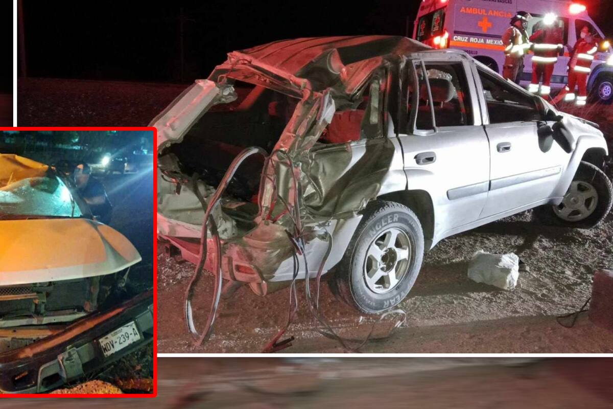 Hombre muere tras volcadura en la carretera a Bahía de Kino