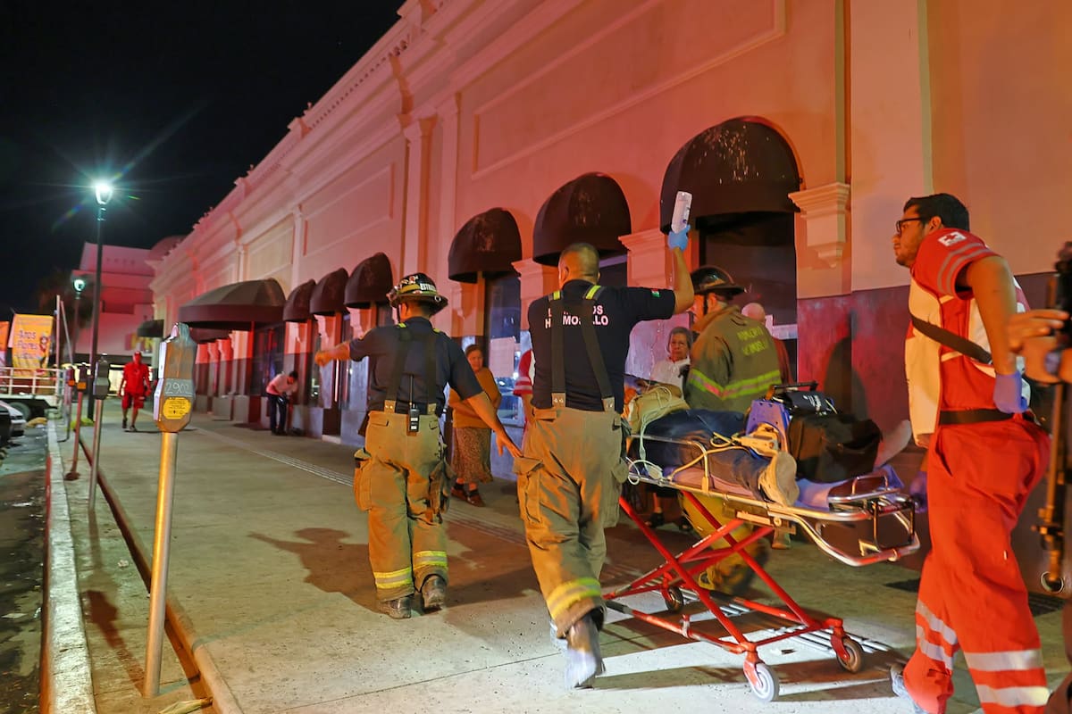 Trabajador sufre descarga eléctrica en Mercado Municipal No. 1 de Hermosillo