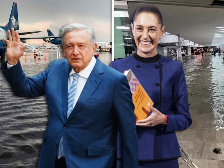AMLO sugirió a Sheinbaum ampliar el AICM y hacer remodelaciones “urgentes” para evitar inundaciones, incluso con el AIFA funcionando