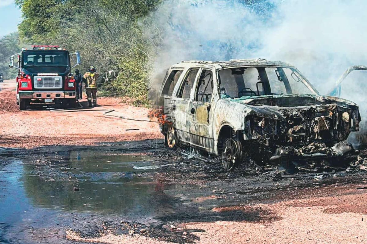 En lo que va del año, el Cuerpo de Bomberos de Cajeme ha brindado 110 servicios por vehículos incendiados