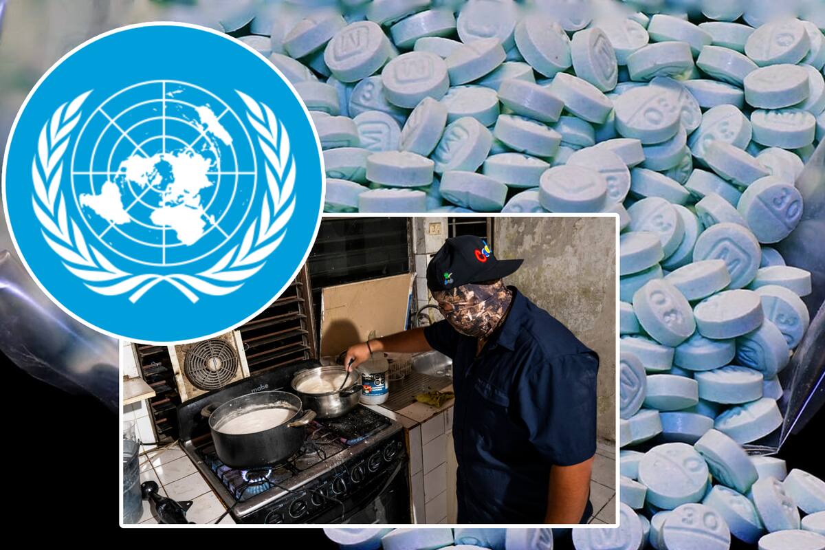 La mayoría del fentanilo incautado en Norteamércia se produce en México, adiverte la ONU