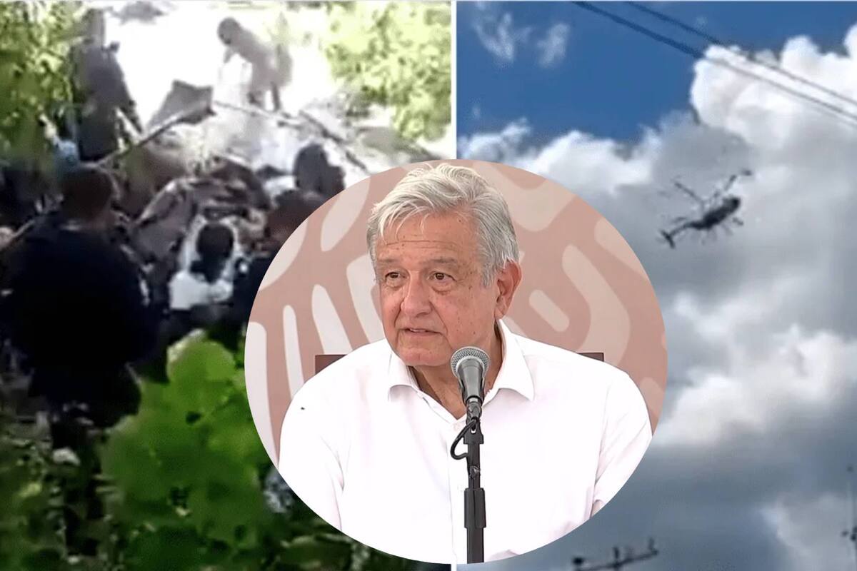 AMLO lamenta el desplome del helicóptero de la Secretaría de Marina
