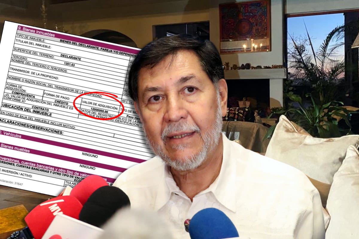 Destapan que Fernández Noroña compró una casa de 12 mdp: “Está en mi declaración patrimonial”, admite