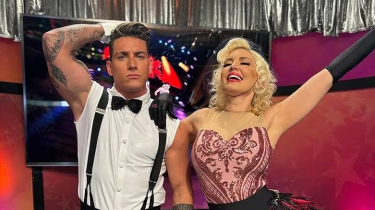 Isabel Madow y Agustín Fernández en 'Las estrellas bailan en Hoy'