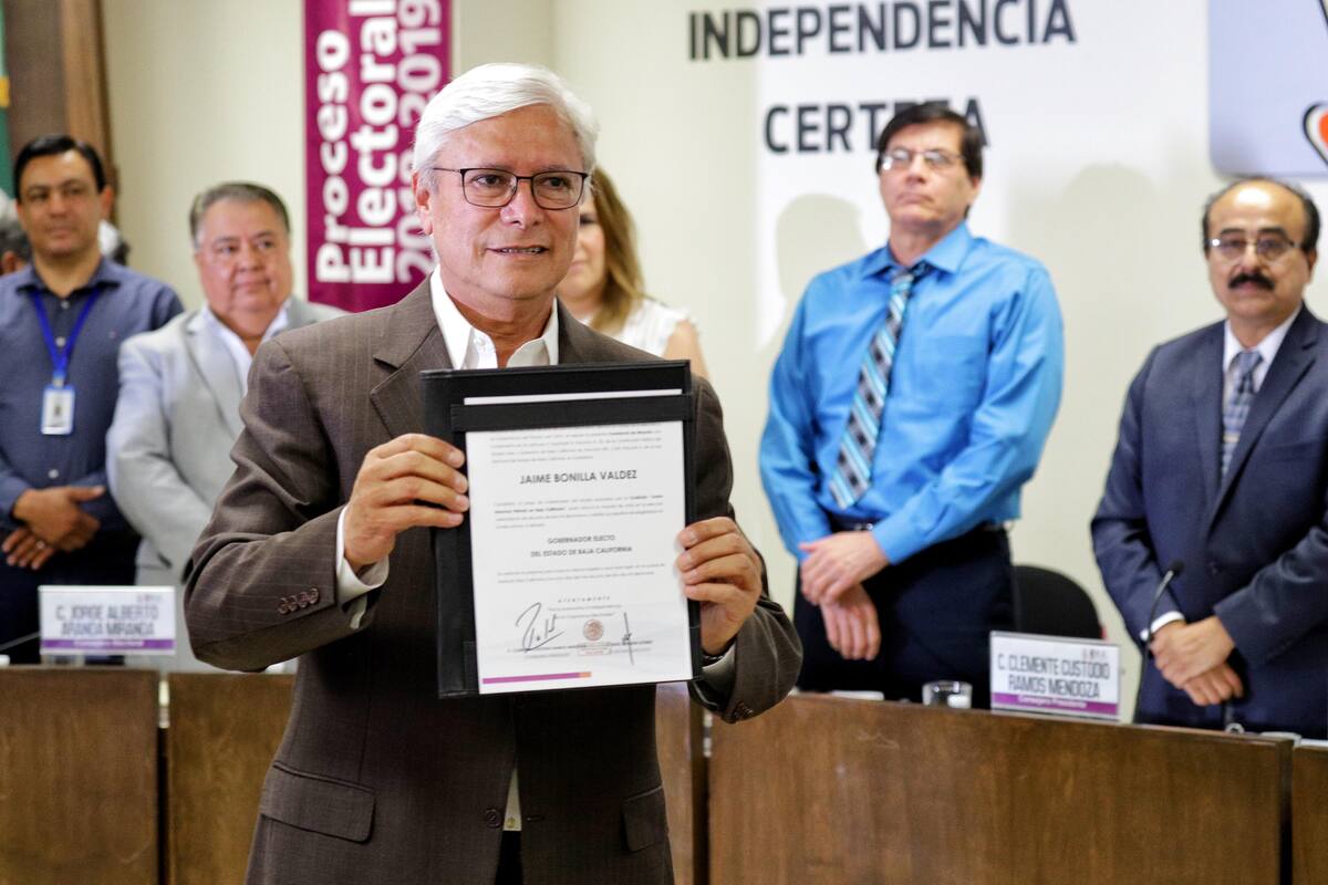 Es Bonilla gobernador electo de BC