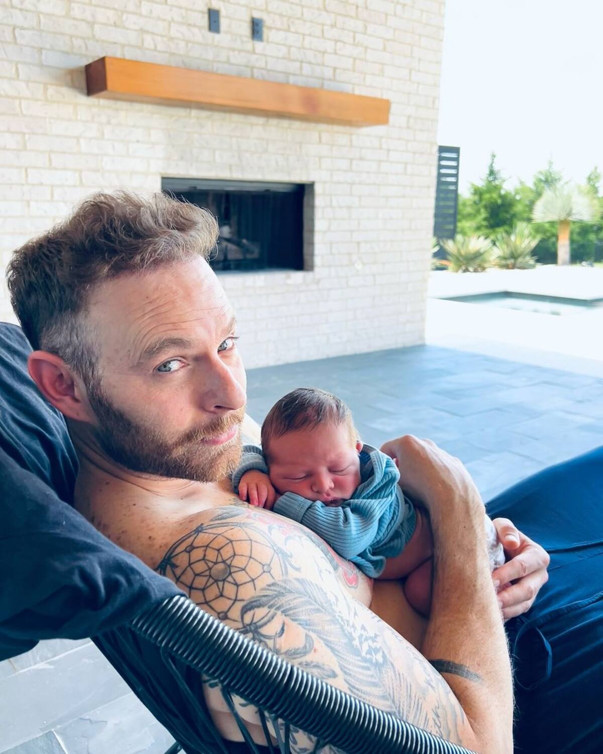 Luis Ernesto Franco y su hijo