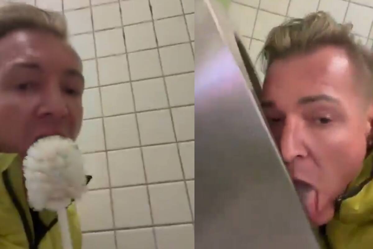 Candidato político alemán es expuesto en videos lamiendo baños públicos