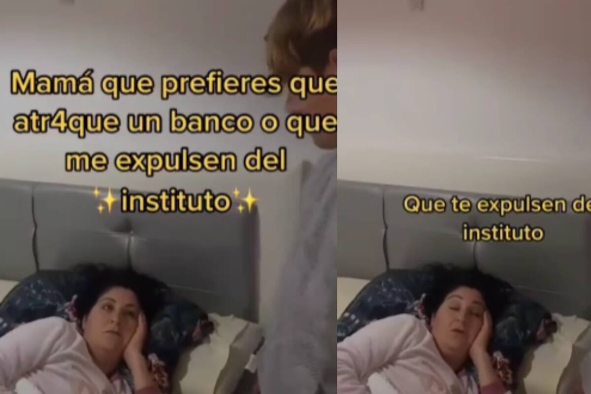 “¿Prefieres que asalte un banco o que me expulsen de la escuela?”: Joven confiesa de forma creativa que fue expulsado