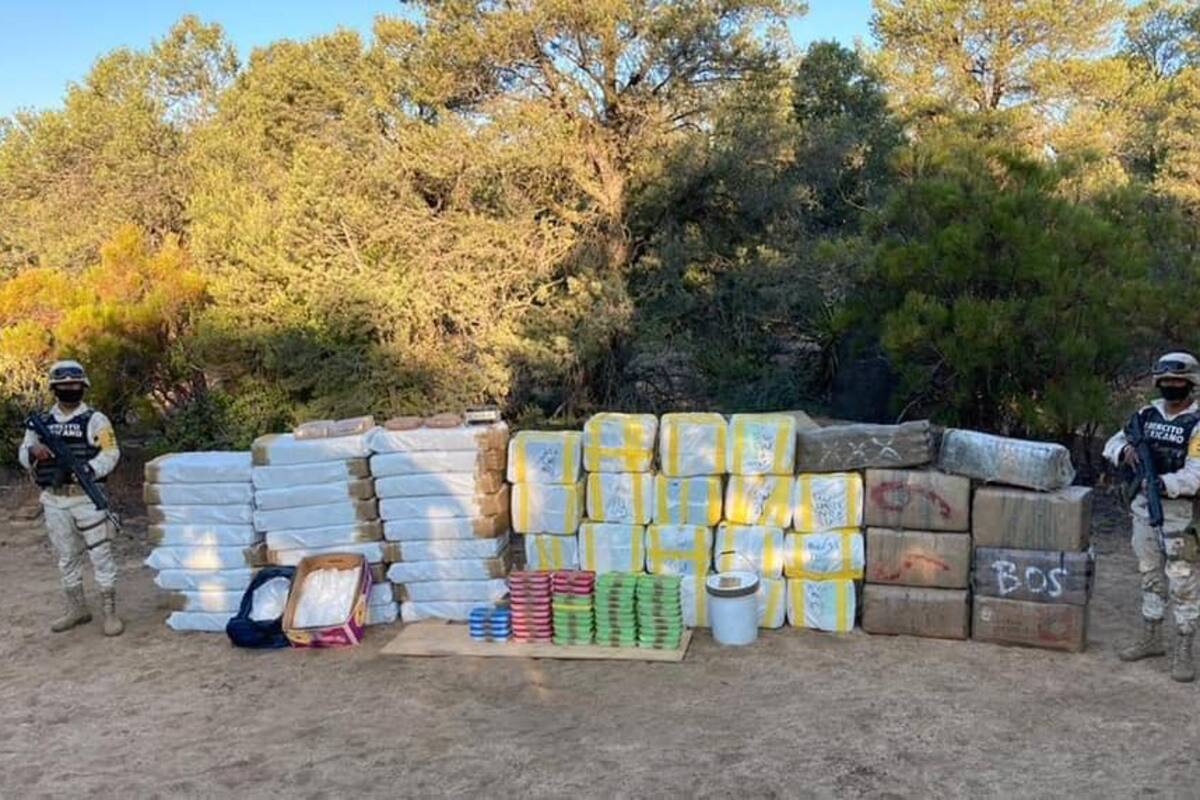 Militares realizan millonario decomiso en Tecate