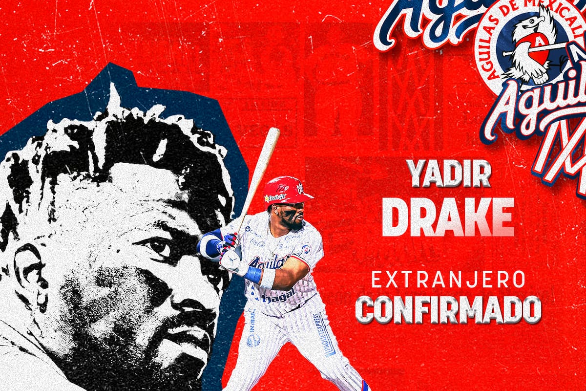 Águilas amarra el regreso de Yadir Drake para la temporada 2026-2027