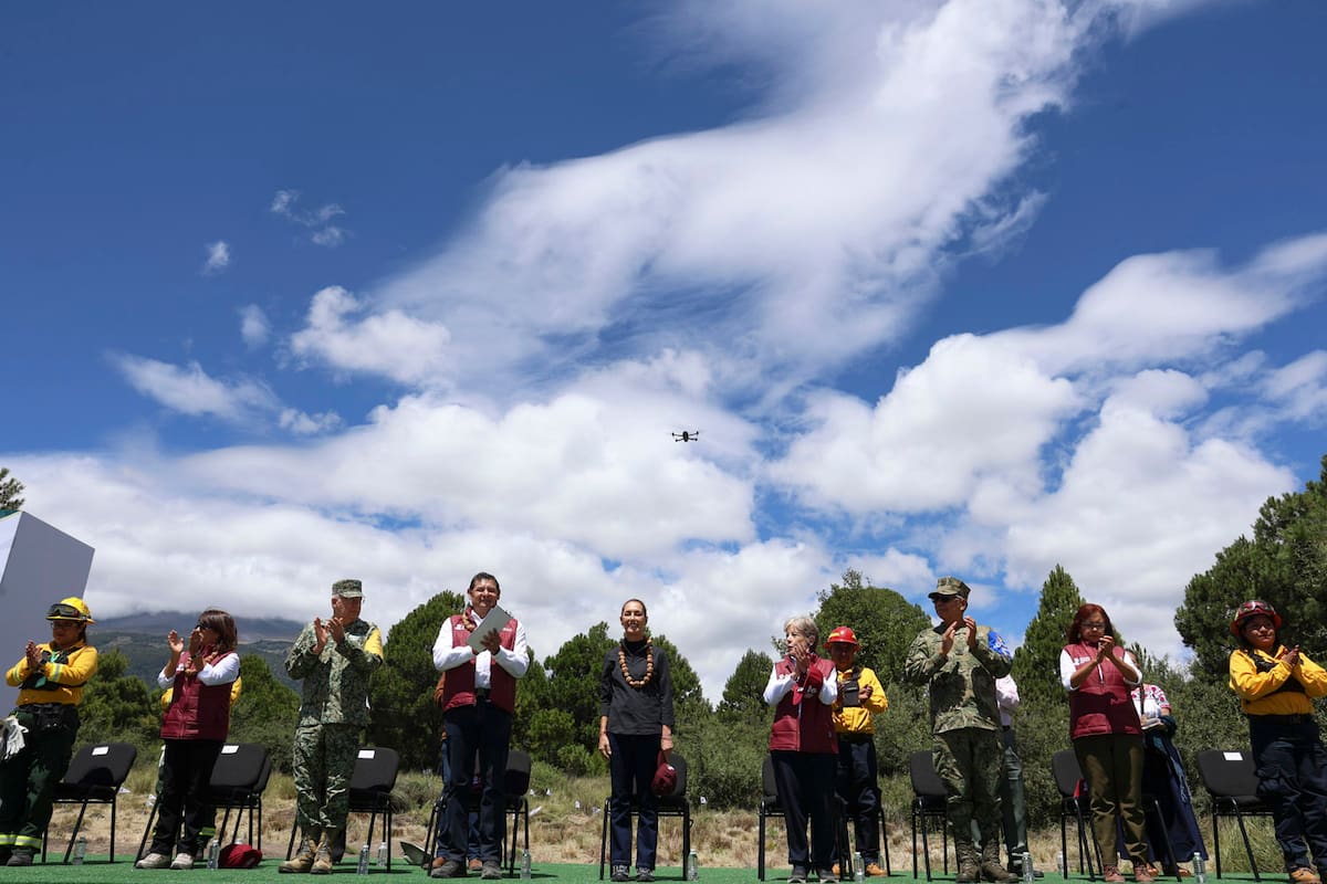 San Nicolás de los Ranchos, Puebla. 9 de agosto 2026. La presidenta constitucional de los Estados Unidos Mexicanos, la Doctora Claudia Sheinbaum Pardo en Jornada Nacional de Reforestación. San Nicolás de los Ranchos, Puebla . Foto: Juan Carlos Buenrostro/Presidencia