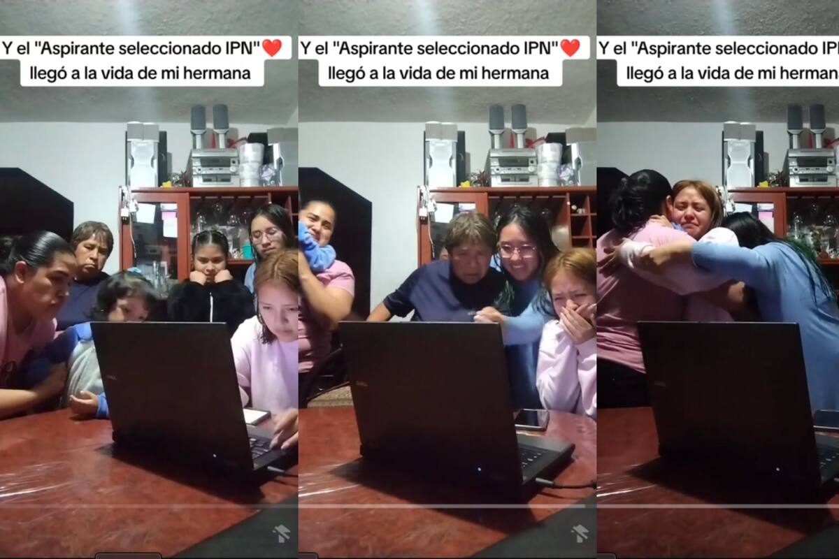 Así fue la emotiva reacción de esta joven al ser aceptada en el Instituto Politécnico Nacional (VIDEO)