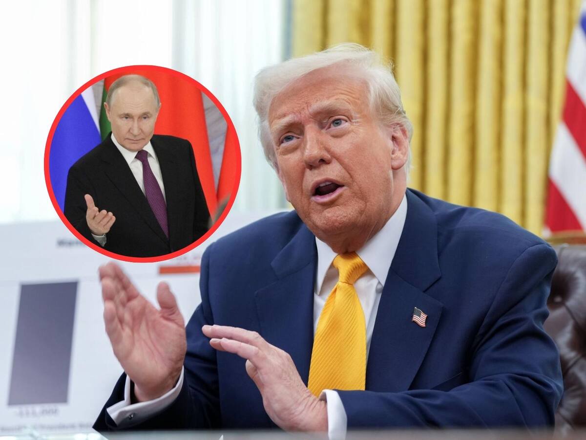 Donald Trump asegura que la guerra en Ucrania podría terminar tras sostener 'conversaciones productivas' con Putin. | Crédito: EFE