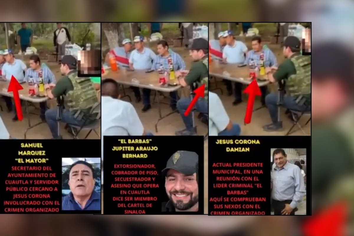 (VIDEO) Alcaldes de Cuautla y Atlatlahucan fueron captados compartiendo mesa con “El Barbas”, presunto líder del Cártel de Sinaloa, y otros funcionarios: ¿Qué hacían?