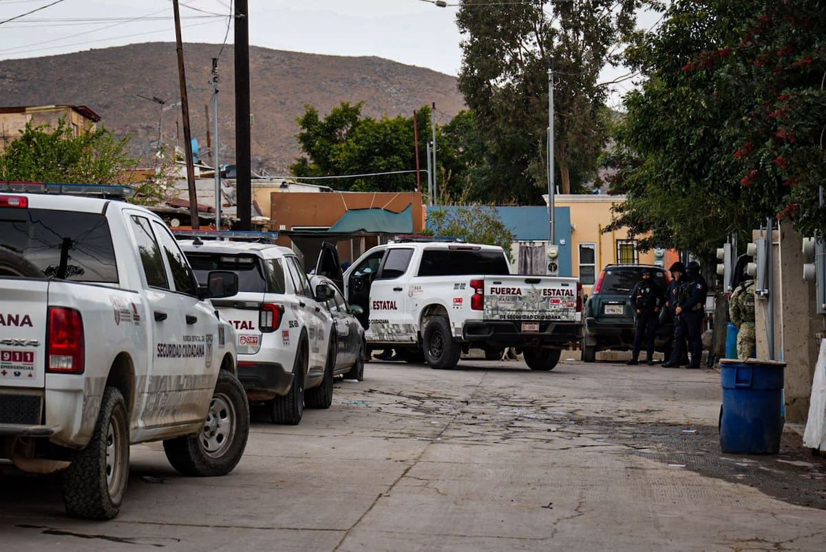 Dos personas resultaron lesionadas por disparos de arma de fuego en el fraccionamiento Valle de las Palmas. Foto: Leonardo González