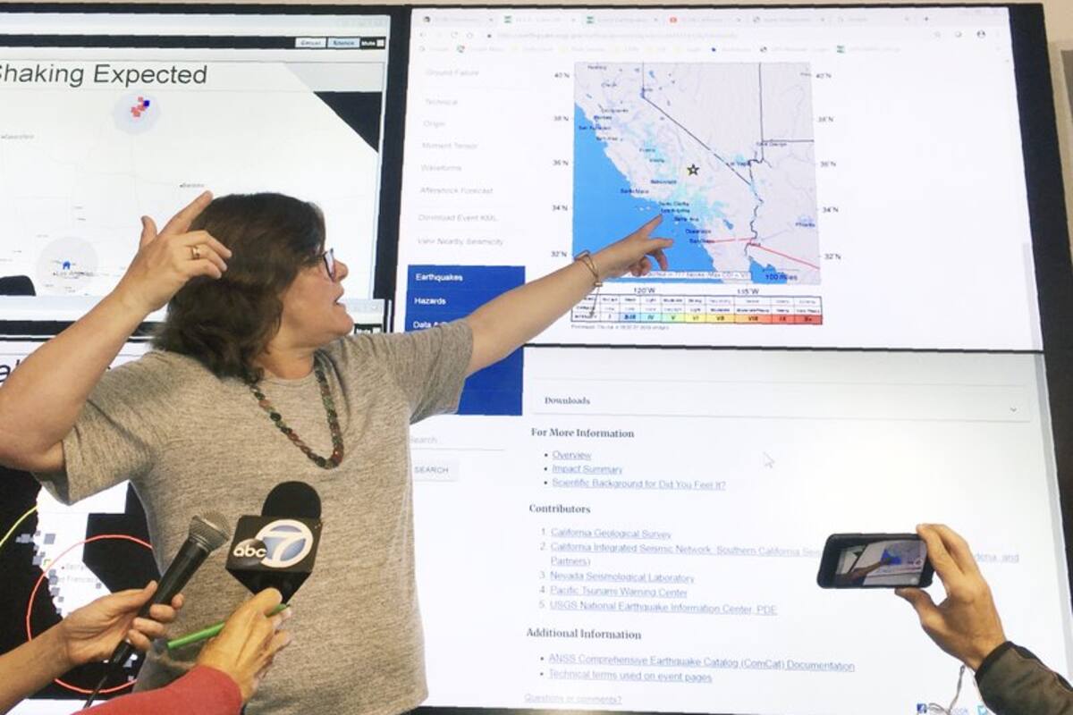 Sismo en California el más fuerte en 20 años