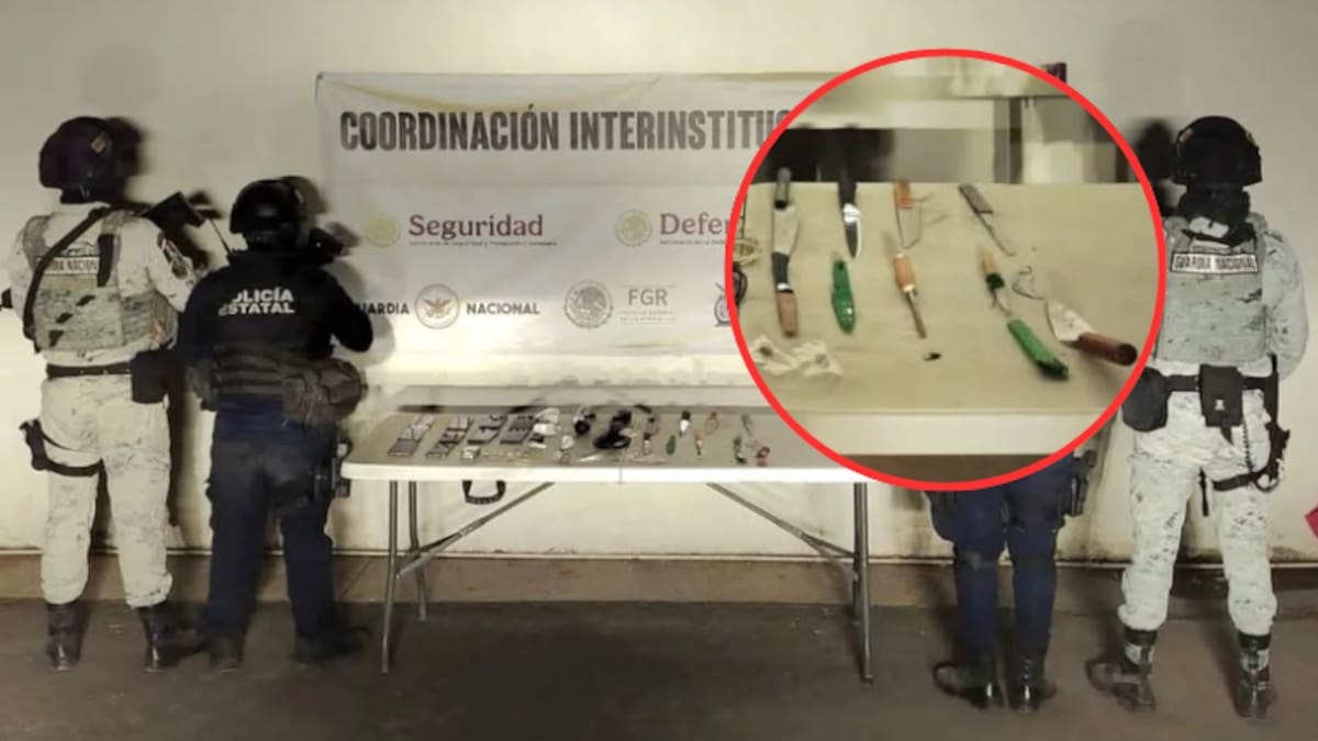 Revisión en Aguaruto destapa celulares, droga y armas hechizas dentro de módulos penitenciarios en Culiacán