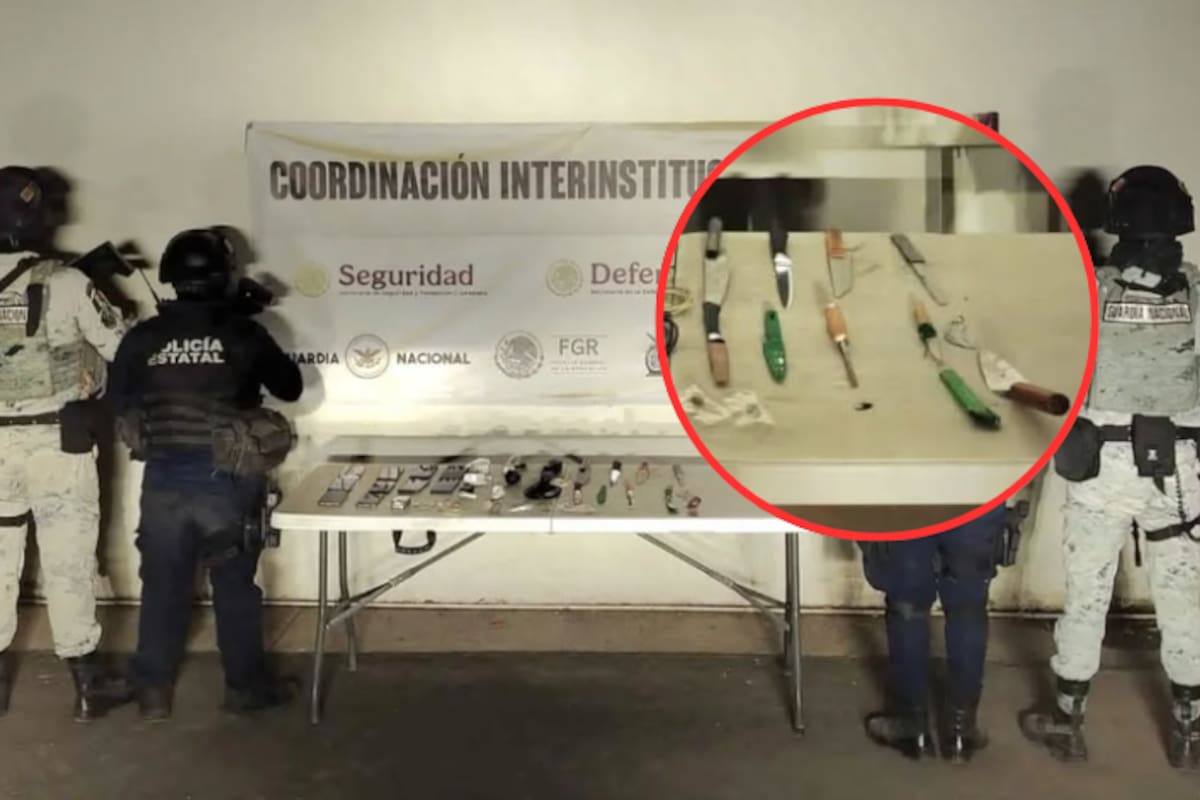 Revisión en Aguaruto destapa celulares, droga y armas hechizas dentro de módulos penitenciarios en Culiacán
