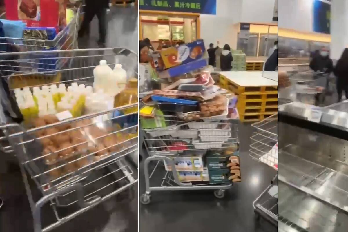 Vuelve confinamiento y compras compulsivas a China tras rebrote de Covid en Shangai