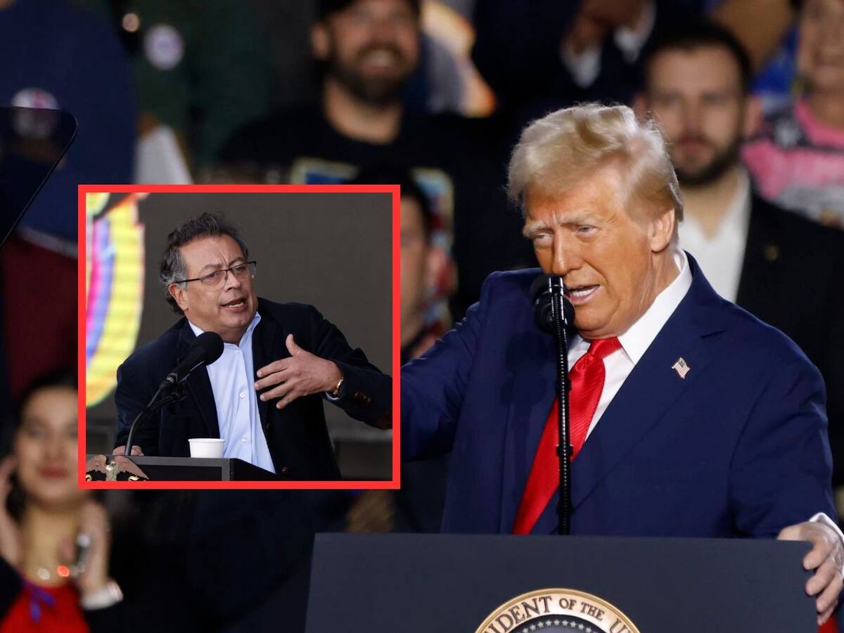 Colombia y Estados Unidos enfrentaron un conflicto diplomático cuando el presidente Trump presionó para aceptar vuelos con migrantes deportados, amenazando con fuertes aranceles. | Crédito: EFE