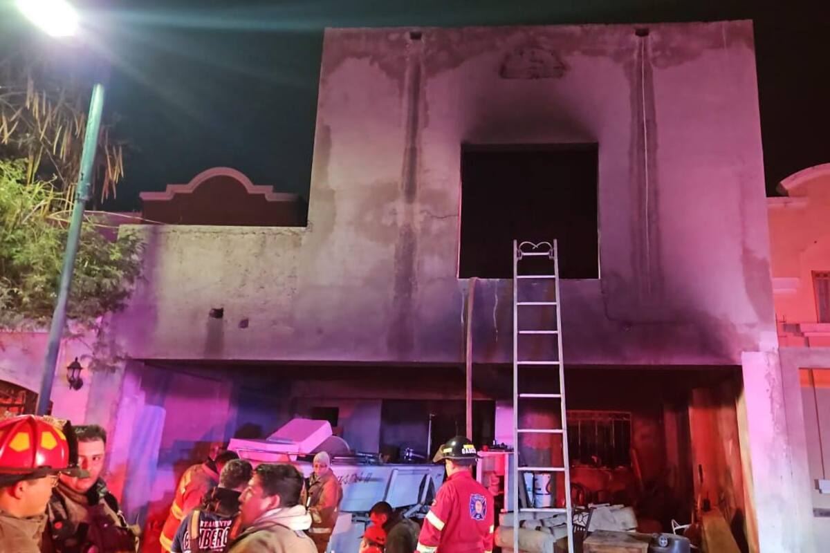 Muere un hombre atrapado en incendio en la colonia Pueblitos de Hermosillo