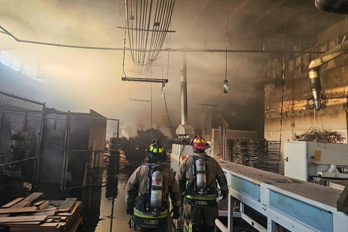 Incendio daña bodega en fábrica ubicada en parque industrial Agua Azul