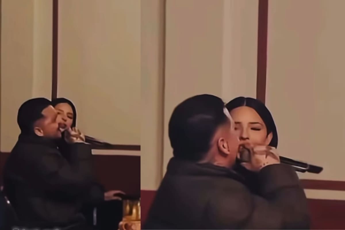 “Que nunca cruce por su mente traicionarla”: Christian Nodal dedica serenata a Ángela Aguilar en reunión familiar