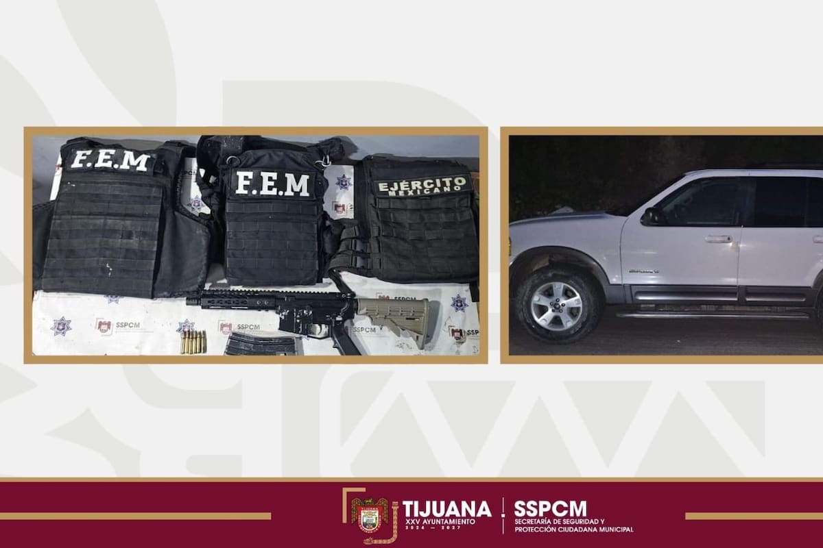 Detienen a sujeto armado y con equipo táctico en la colonia Obrera