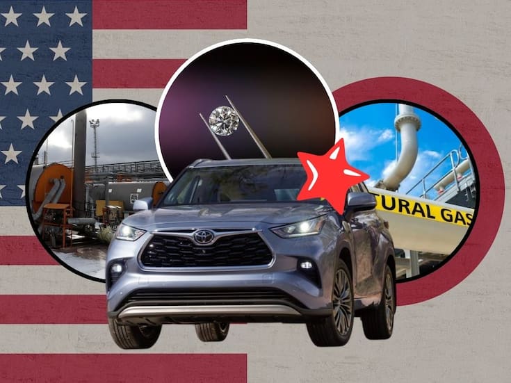 Autos, gas y diamantes: Japón elimina trabas a vehículos de EEUU y anuncia inversión por 36 mil millones en plantas en Ohio, Georgia y el Golfo de México