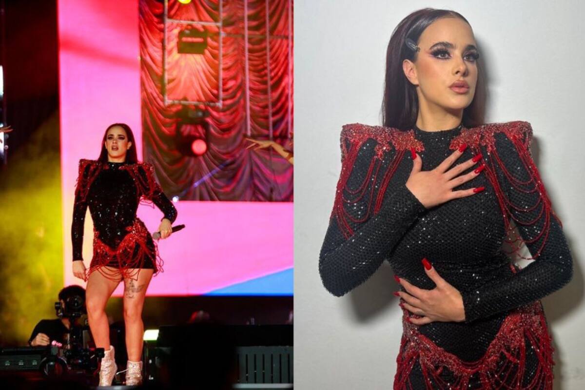 Gala Montes hace aparición sorpresa junto a La Sonora Santanera