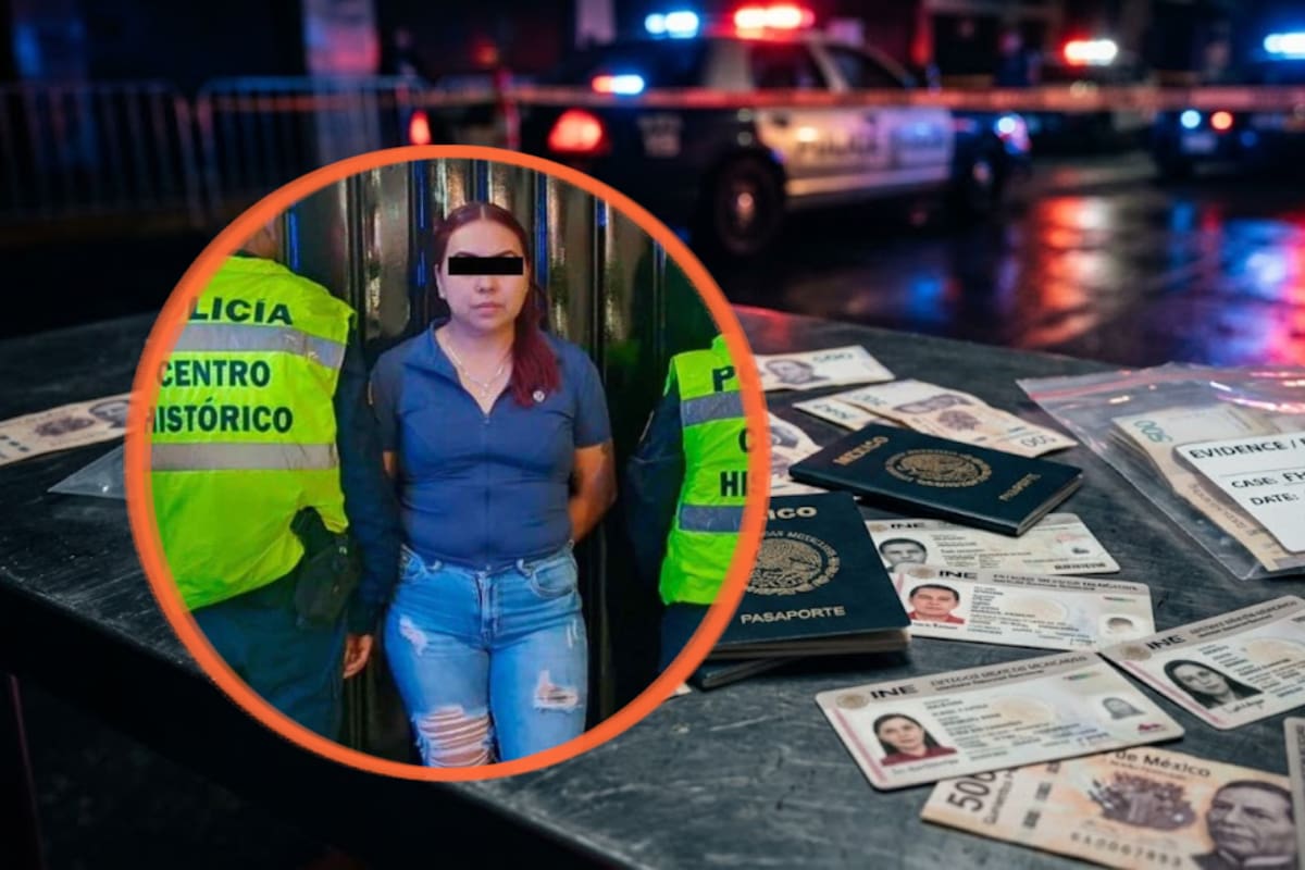 Con 81 billetes falsos, 20 actas de nacimiento y 13 pasaportes fue arrestada una mujer de 34 años, un hallazgo que comenzó con el reporte de una comerciante y terminó en una investigación por documentos apócrifos