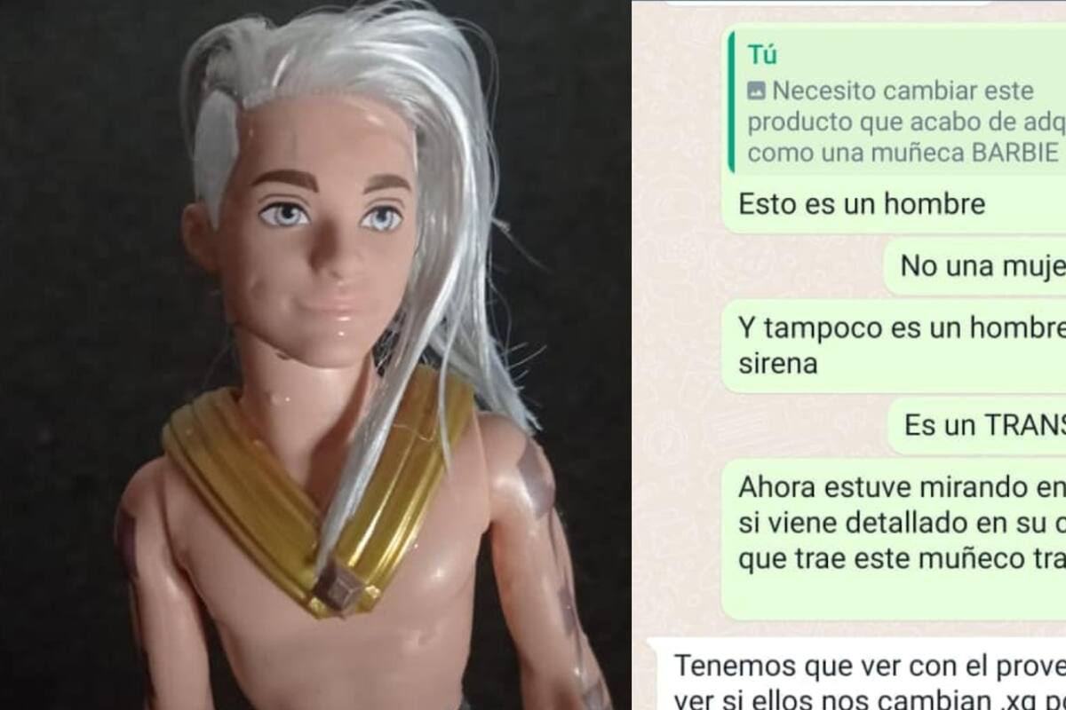 Mamá reclama que 'barbie trans' llegó a su hija en pedido; en realidad era Tritón