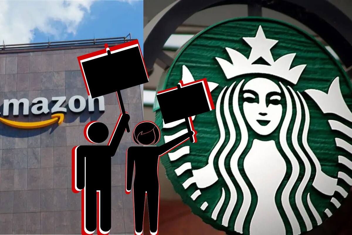 Huelgas de Amazon y Starbucks: Trabajadores exigen mejores condiciones y reconocimiento sindical en plena temporada navideña