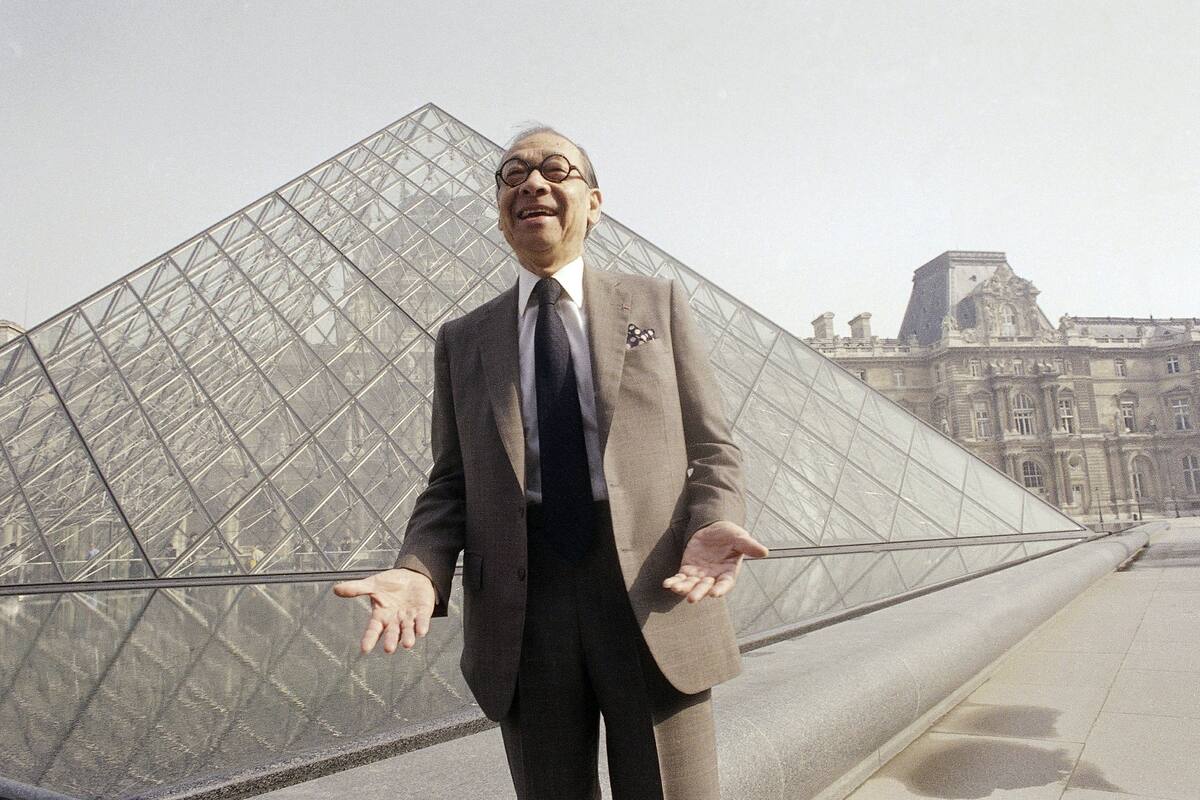 Muere I.M. Pei, diseñador de la pirámide de cristal del Museo Louvre