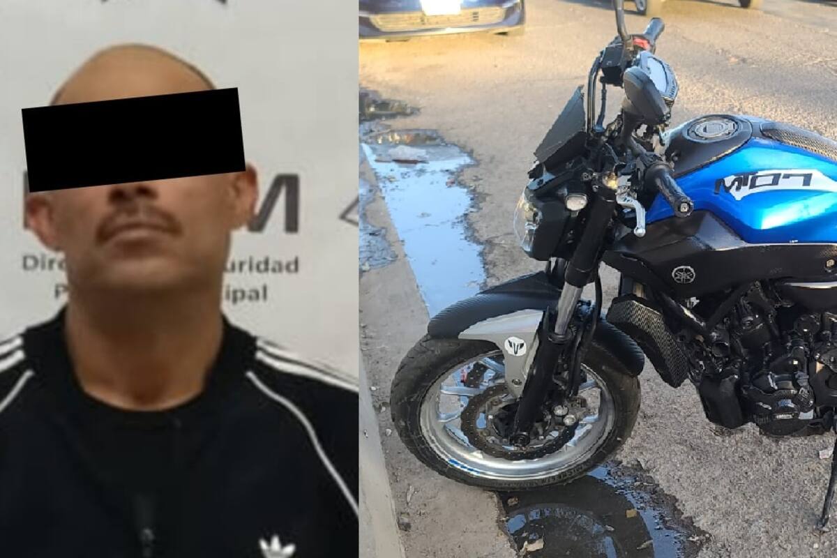 Hombre es aprehendido con motocicleta robada en la Constitución