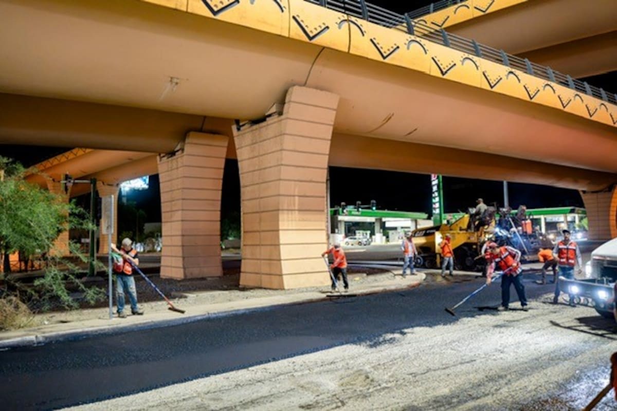 Avanza Gobierno de Hermosillo con rehabilitación de vialidades en jornadas de día y de noche