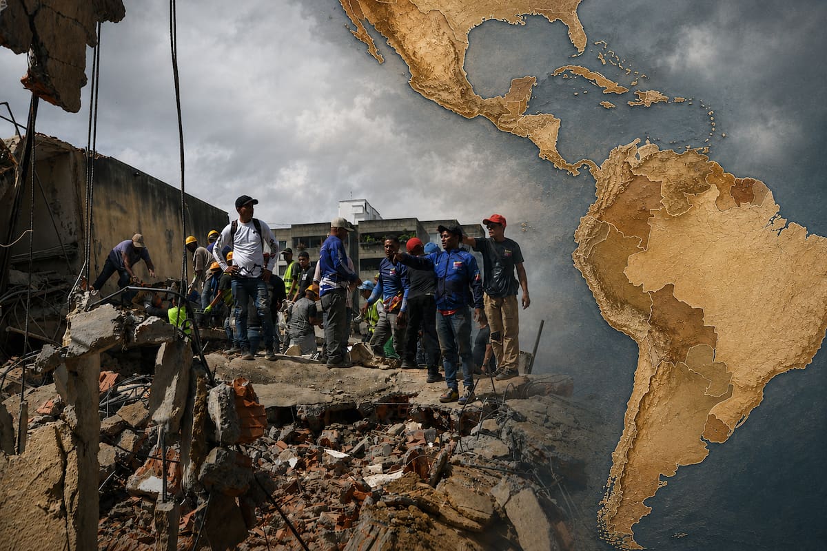 América Latina activa apoyo humanitario para Venezuela tras doble terremoto de magnitud 7.2 y 7.5 que dejó muertos, cientos de heridos, daños en infraestructura y estado de emergencia nacional