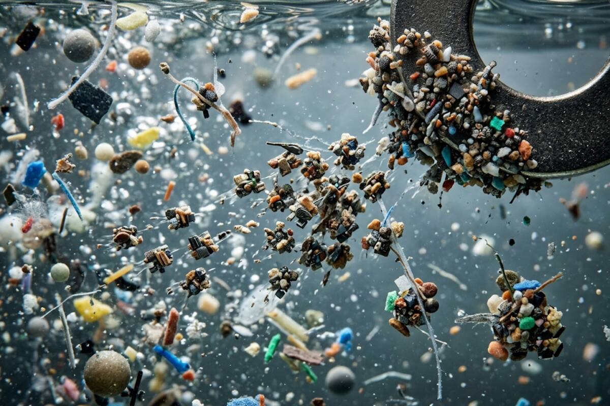 Científicos desarrollan microrrobots que pueden capturar hasta 94% de los microplásticos del agua y 81% del suelo mediante campos magnéticos, un avance que podría ayudar a tratar zonas contaminadas sin extraer grandes cantidades de tierra