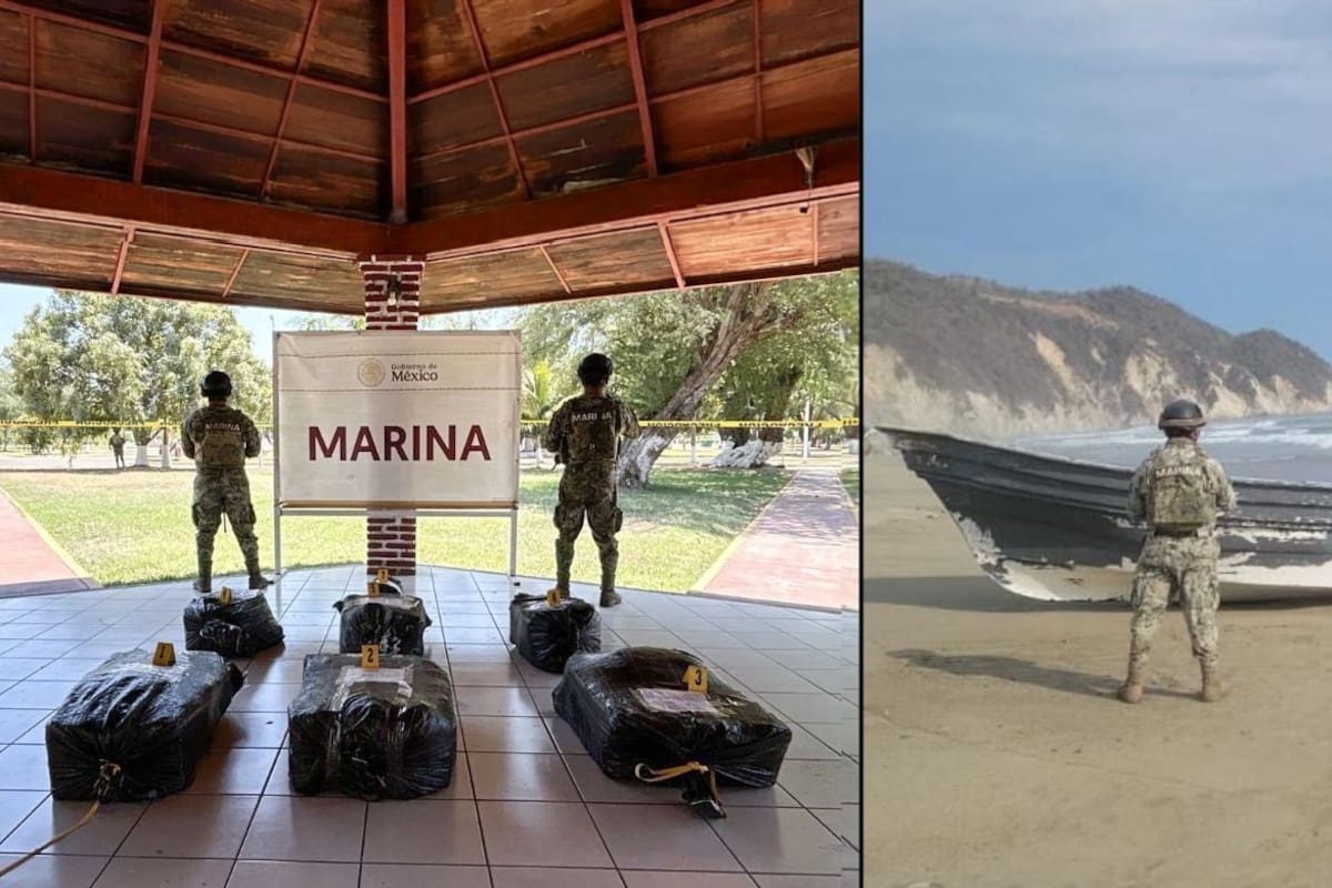 Aseguran embarcación con 265 kilos de cocaína frente costas de Michoacán; Semar reporta impacto económico de más de 56 millones de pesos al crimen organizado