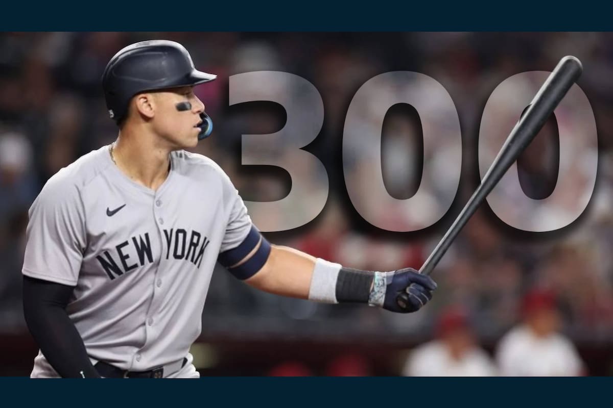 Aaron Judge se convierte en el jugador de la MLB en llegar más rápido a los 300 cuadrangulares